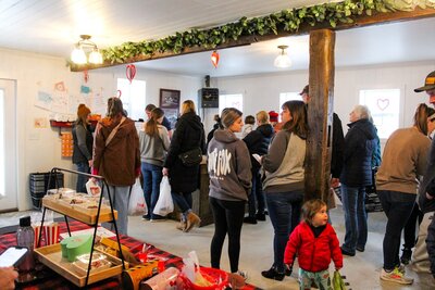 People shopping at farmers markets