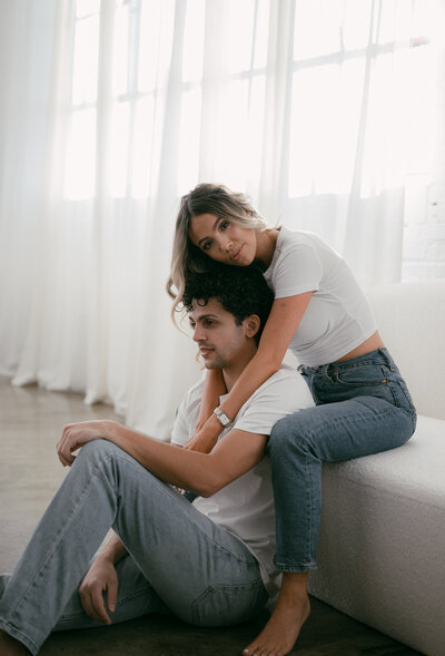 Couple from Milwaukee Wisconsin engagement session