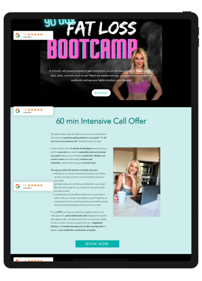 A screenshot of Gamably's previous website design displayed on an iPad, showing the outdated layout and structure before the redesign by Unica Formo to enhance user experience and functionality.