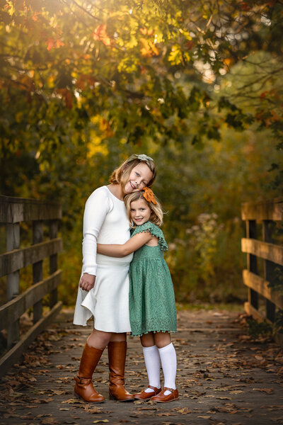 Children Hugging at park near me in Indiana