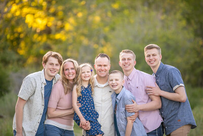 Mom and baby in Boise photography studio during baby photos with Tiffany Hix
