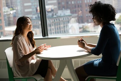 women having coffee