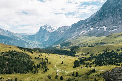 holiday mountain french alps