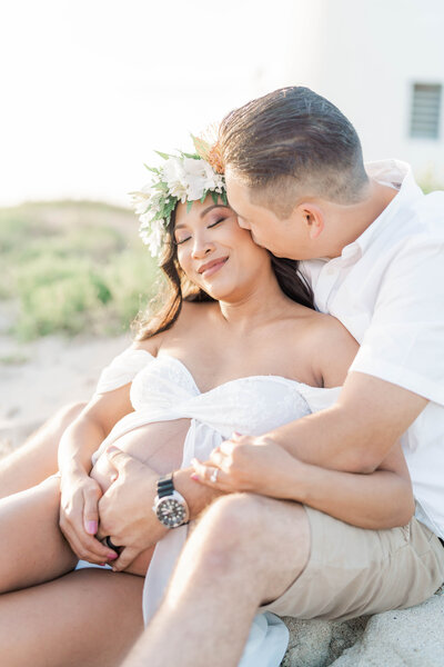 Beach Maternity Session in Hawaii