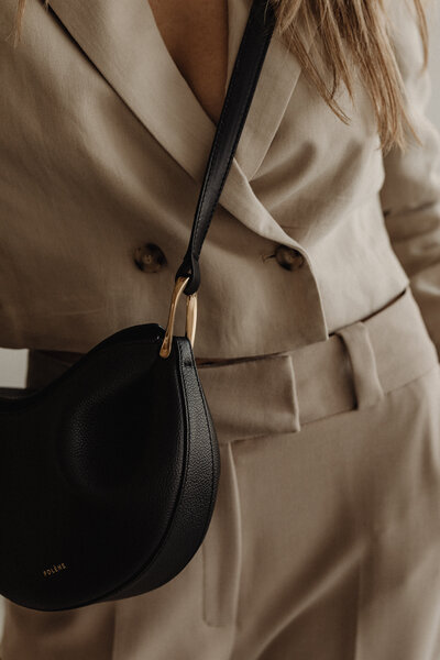 woman with purse