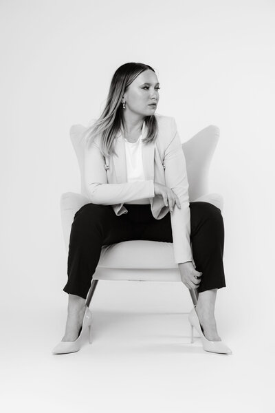 business woman taking notes