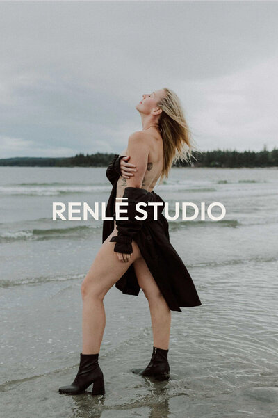 Vancouver island photographer brand design for Renle Studio
