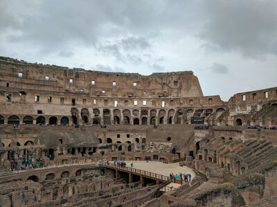 View of the Colosseum in Rome, Italy