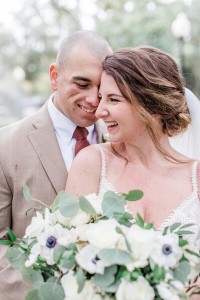 Jessica + Nicholas -  Elopement in Forsyth Park Savannah - The Savannah Elopement Package, Flowers by Ivory and Beau