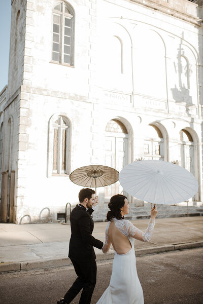 Bride dancing at NOMA