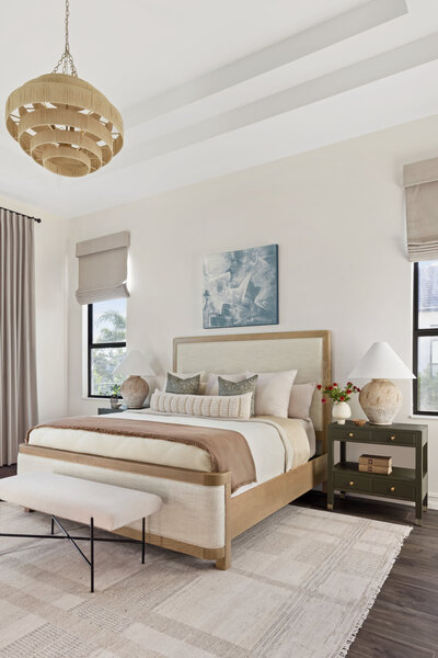 Explore Our Interior Design Office, Featuring  Neutral Material and Textile Samples
