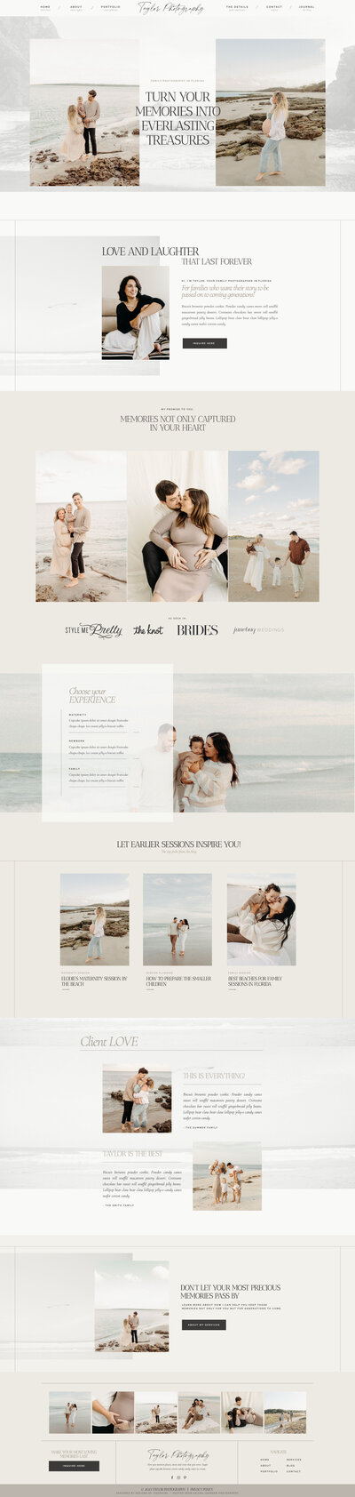 Showit Template for Photographers