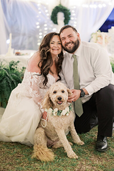 A summer coastal backyard wedding in Beaufort North Carolina