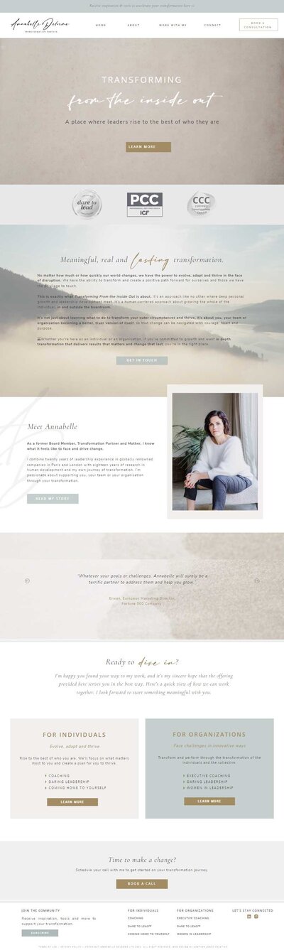 Brand & Website Designs for Female Creatives |  Showit Websites | Showit Templates | Amanda Waltman Photography