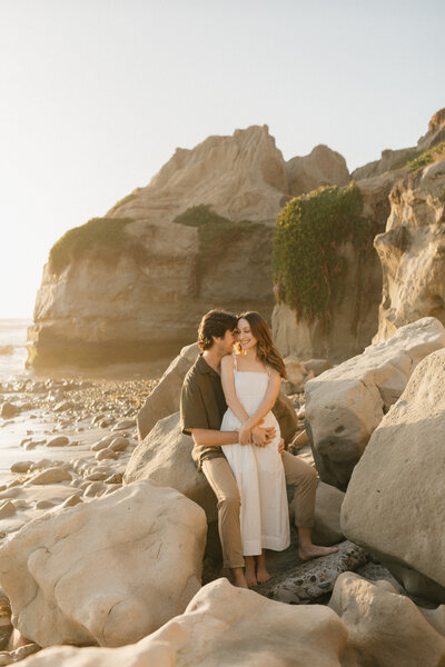 An elopement at sunset cliffs san diego