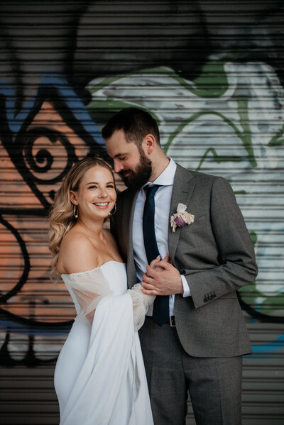 Brooklyn wedding couple — full-service planning by Well-Dressed Events

