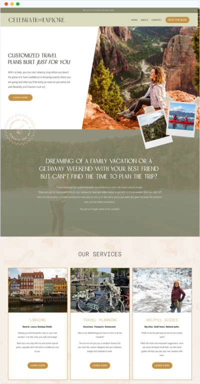 Travel Advisor Website Design