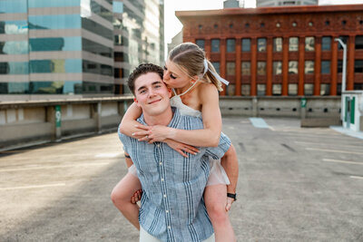 Engagement photos captured by Style & Grace Photography in St. Louis, MO and surrounding areas, showcasing romantic moments and unique love stories.