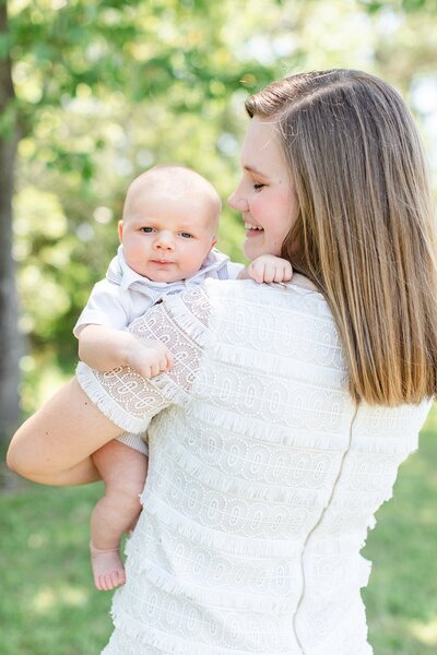 Bride and groom walk up memorial steps at their DC wedding