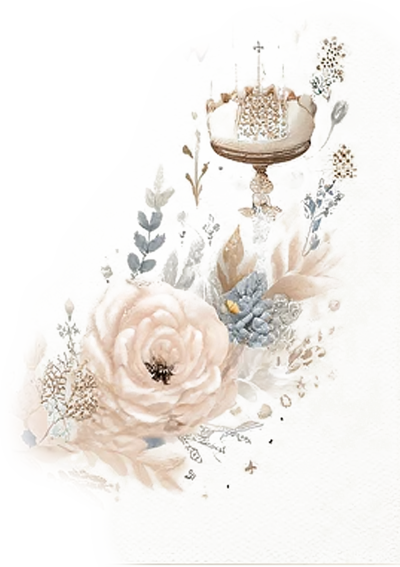 Decorative floral element