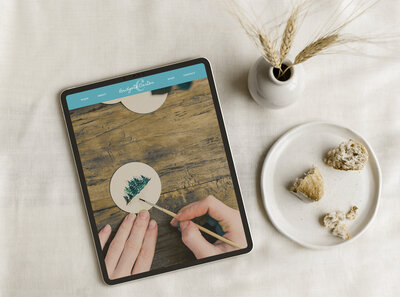 The Template Emporium will photo colour grade your images for the Premium Showit website template they built for you.