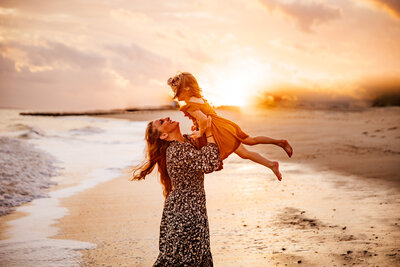 Beach Sunset Mommy & Me