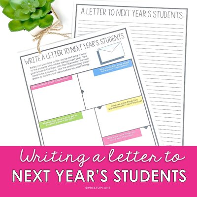 Feature Image for Writing a Letter to Next Year's Students