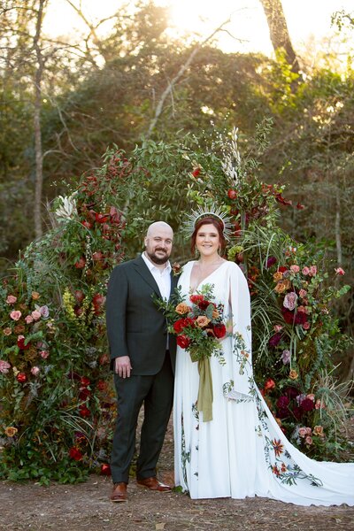 Bride and groom