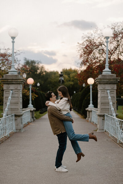 man giving piggyback ride