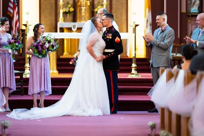 berkshire-church-wedding-adams-massachusetts-first-kiss