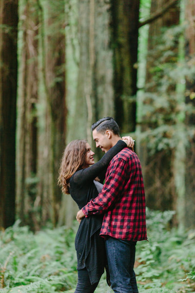 Redwood National Park Avenue of the Giants Engagement Session -7492