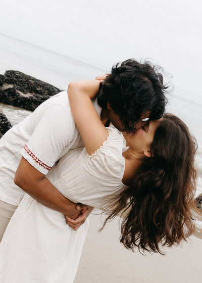 Los Angeles Editorial Beach Engagement - Los Angeles Wedding Photographer