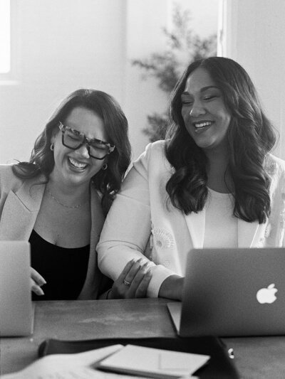 Lea at wedding planners office