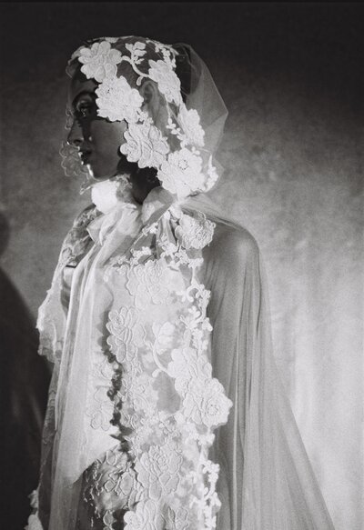 The Margot Studios Margaret Gown stocked at Sunday's Bride, London. UK