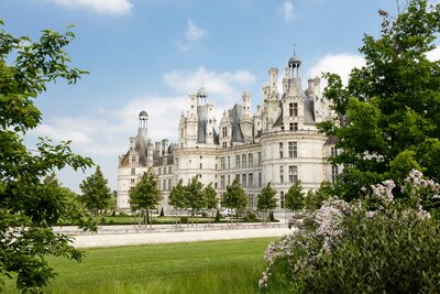 Historic château in the Loire Valley, France
