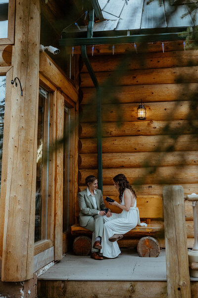 brides privately read their vows to each other