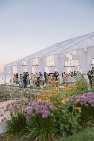 tented wedding in mamaroneck ny