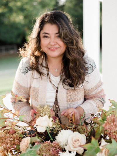 Headshot of Alexandra Turner, best wedding florist in the Dallas Fort Worth area, Vella Nest Floral Design