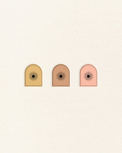 Sophisticated logo brand pattern for a boho boutique, blending minimal design with bold, unique details.