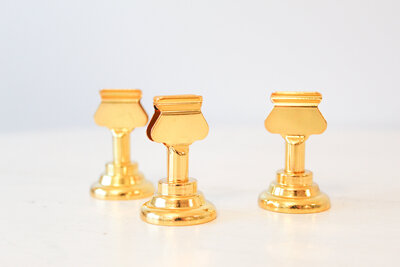 TE Inventory-Small Gold Table Number Holders 118