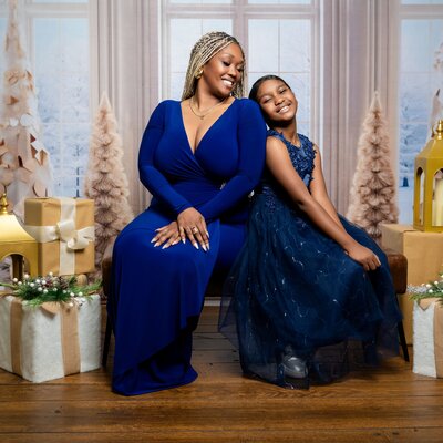 Mother and sone photo taken in  Navy Yard DC