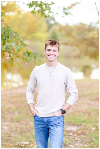 Missoula senior pictures of high school senior girl from Hellgate High School smiling in a field