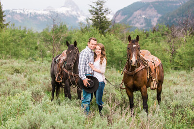 Idaho Falls cowboy engagement photographer