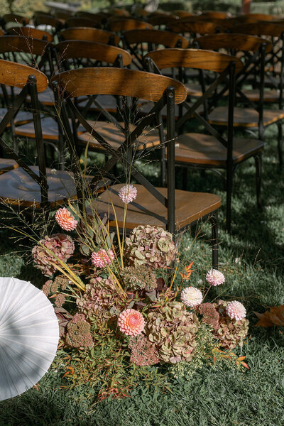cass winery wedding bouquet in san luis obispo wedding