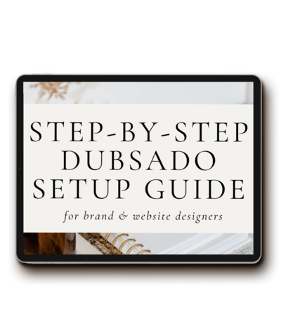 Step-by-Step Dubsado Setup Guide for designers by The Streamlined Creative by Stephanie Taale - Business Coach, Client Experience and Systems Strategist for brand and website designers