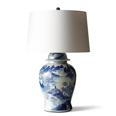 Blue and White Ginger Jar Lamp Progression By Design