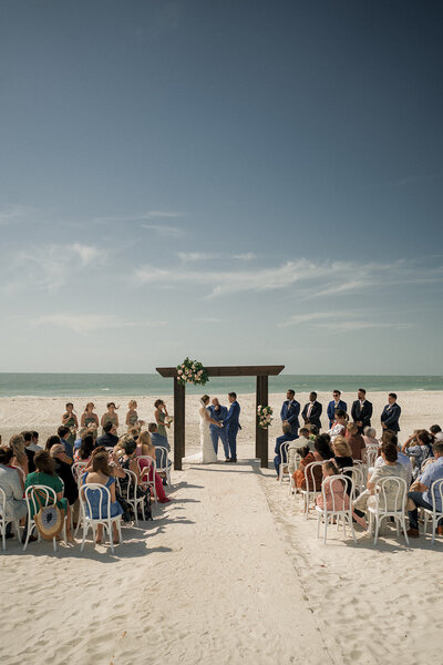 beach wedding ceremony florida