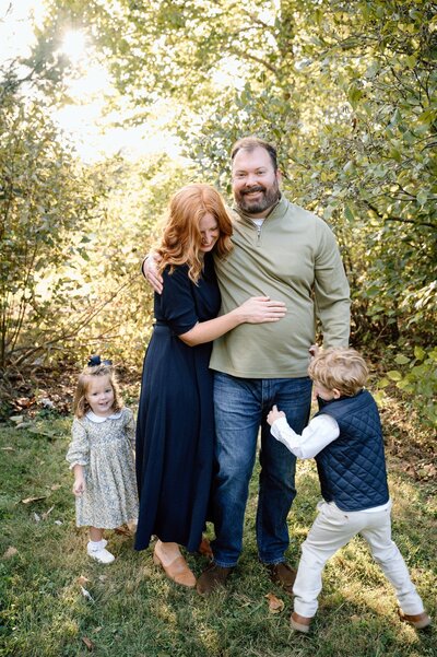 Family portraits. Minis at the Lexington Arboretum. 