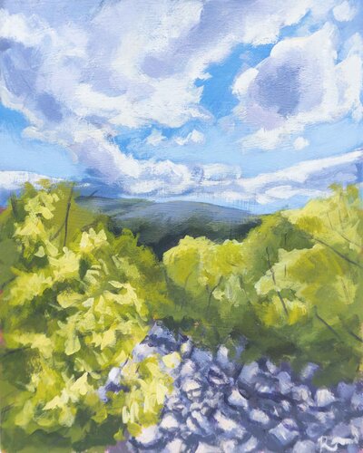 Asheville landsape painting