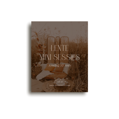 Boho Instagram post templates voor fotografen